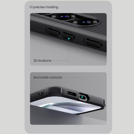 Протиударний чохол NILLKIN Frosted Shield Pro Magnetic Magsafe для Samsung Galaxy S25+ 5G - чорний
