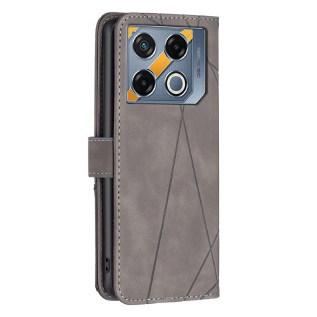 Чохол-книжка Rhombus Texture для Infinix GT 20 Pro 5G - сірий