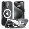 Чохол Tech-Protect MagStand MagSafe для iPhone 16 - Clear