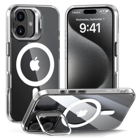Чохол Tech-Protect MagStand MagSafe для iPhone 16 - Clear