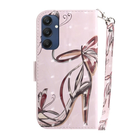 Чехол-книжка Crystal 3D Shockproof Protective Leather для Samsung Galaxy M35 - High-heeled
