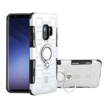 Протиударний чохол 2 in 1 360 Degrees Rotate Samsung Galaxy S9 / G960 - сріблястий