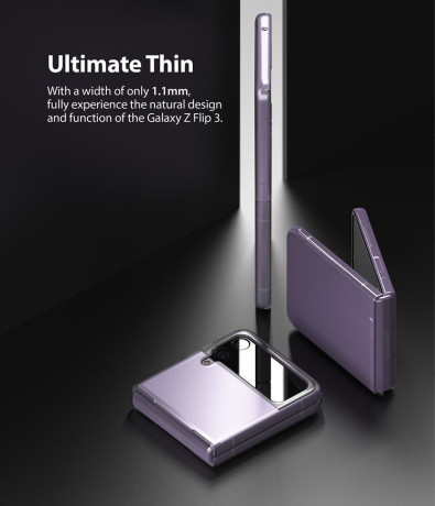 Оригинальный чехол Ringke Slim Ultra-Thin для Samsung Galaxy Z Flip 3 - translucent