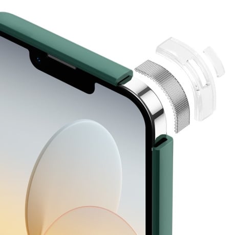 Силіконовий чохол Benks Silicone Case (з MagSafe Support) для iPhone 14/13 - темно-зелений