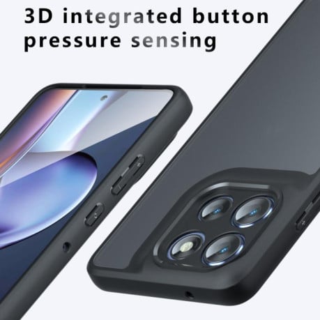 Чохол Armor Precise Hole гібрид на Motorola Moto G86/G86 Power 5G - прозорий