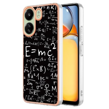 Противоударный чехол Electroplating IMD для Xiaomi Redmi 13C/Poco C65 - Equation