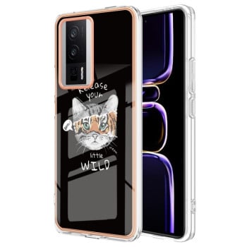 Противоударный чехол Electroplating IMD для Xiaomi Poco F5 Pro 5G / Redmi K60 - Growth