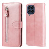 Чохол-книжка Fashion Calf Texture для Samsung Galaxy M53 5G - рожеве золото