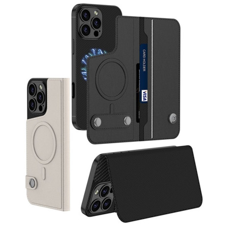 Чохол-книжка GKK Detachable Flip Leather MagSafe для iPhone 16 Pro - Fiber