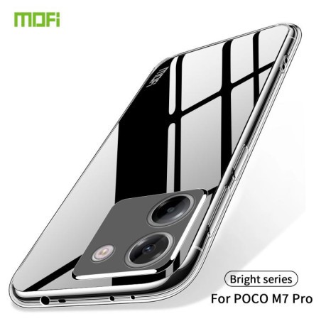 Ультратонкий чехол MOFI Ming Series для Xiaomi Poco M7 Pro - прозрачный