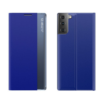 Чехол-книжка Clear View Standing Cover на Samsung Galaxy S21 - синий