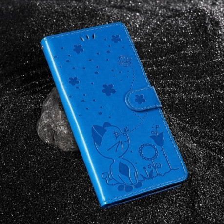 Чохол-книжка Cat and Dog для Xiaomi Redmi 14C 4G/Poco C75/Redmi A4 5G - синій