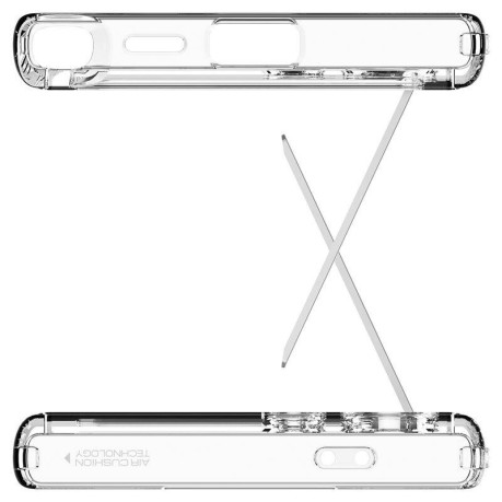 Оригинальный чехол Spigen Ultra Hybrid S для Samsung Galaxy S24 Ultra - Crystal Clear
