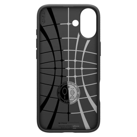 Оригинальный чехол Spigen Liquid Air на iPhone 16 - Black