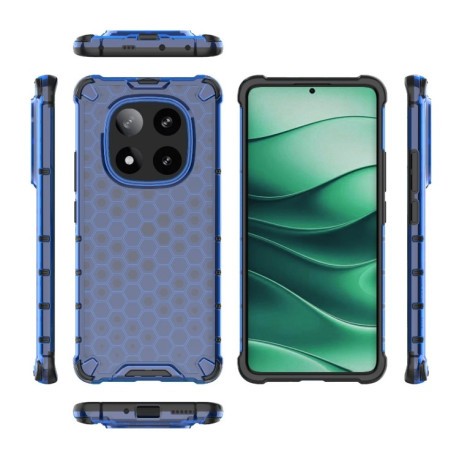 Протиударний чохол Honeycomb на Xiaomi Redmi Note 14 Pro 5G/Poco X7 - синій