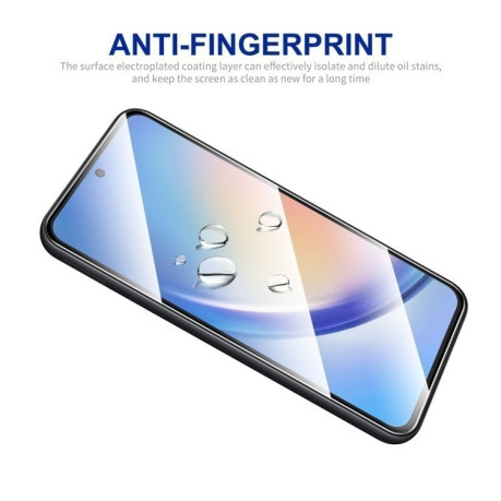 Защитное Стекло ENKAY Full Glue High Aluminum-silicon для Samsung Galaxy A35 - черное
