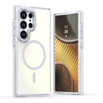 Чохол Dual-Color Gradient Discolor MagSafe  для Samsung Galaxy S25 Ultra 5G - білий