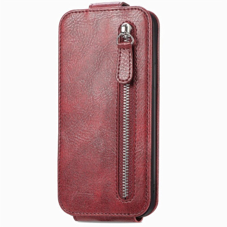 Флип-чехол Zipper Wallet Vertical для Google Pixel 8a - красный