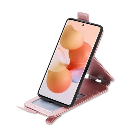 Флип-чехол Zipper Wallet для Xiaomi 12T / 12T Pro / Redmi K50 Ultra - розовый