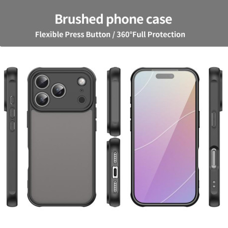 Чехол Fan Dun Series TPU Hybrid PC на iPhone 17 Pro - черный