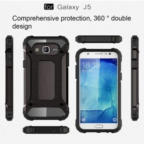 Протиударний Чохол Rugged Armor Black для Samsung Galaxy J5/J500