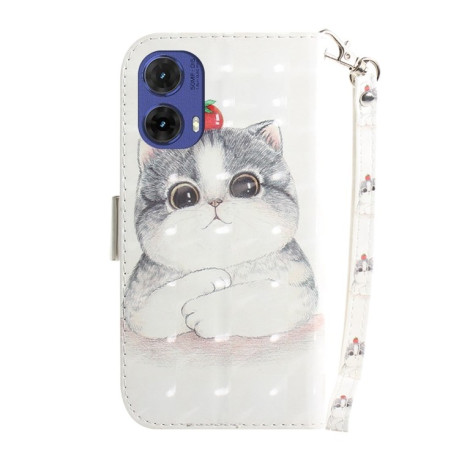Чехол-книжка 3D Painting для Motorola Moto G85 5G Global - Cat