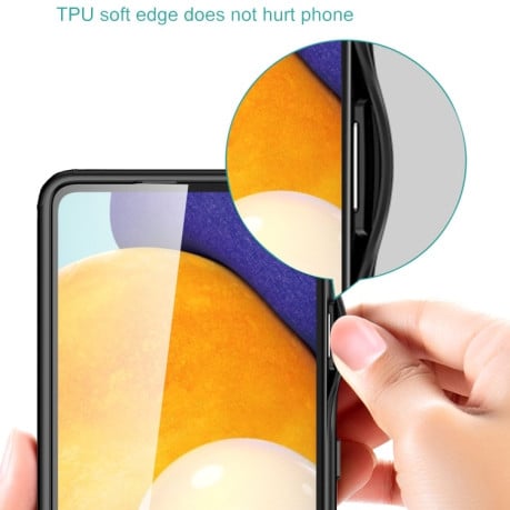 Противоударный чехол Four-corner на Samsung Galaxy A73 5G - черный