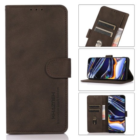 Чохол-книжка KHAZNEH Matte Texture для Xiaomi Redmi Note 12 5G Global/Note 12 China/Poco X5 5G - коричневий