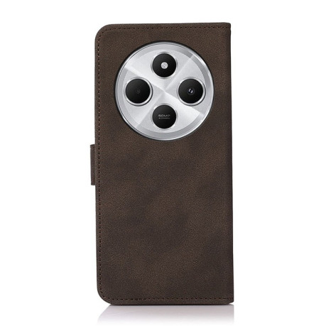 Чохол-книжка KHAZNEH Matte Texture для Xiaomi Redmi 14C 4G/Poco C75/Redmi A4 5G - коричневий
