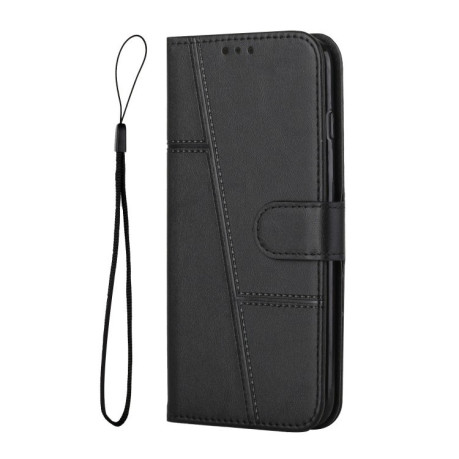Чехол-книжка Stitching Calf Texture для Infinix Zero 30 4G - черный