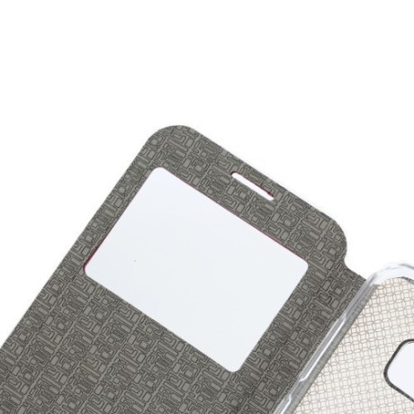 Чохол-книжка Business Style Frosted Texture Display ID SlideUnlock Holder для Samsung Galaxy S8/G950-червоний