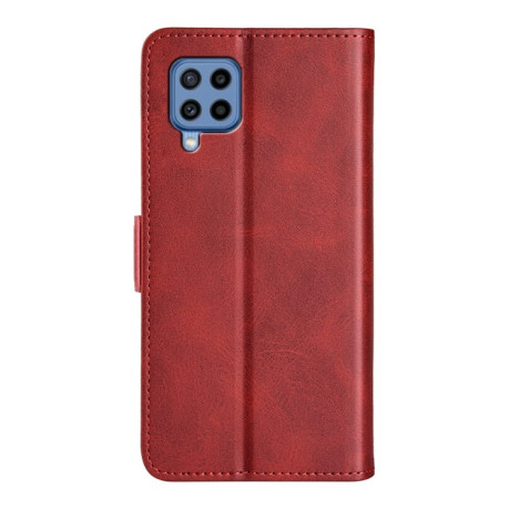 Чехол-книжка Dual-side Magnetic Buckle на Samsung Galaxy M22 - красный