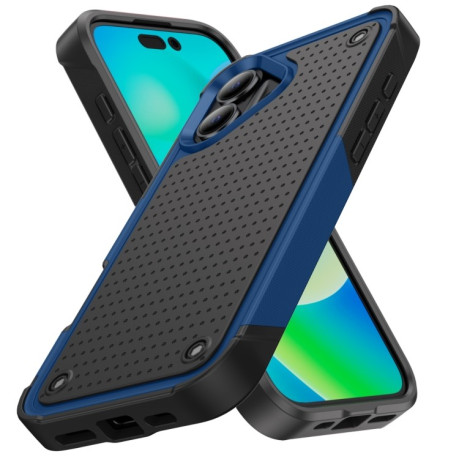 Протиударний чохол PC + TPU Shockproof Protective для iPhone 16 - Blue+Black