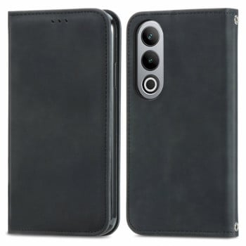 Чохол-книжка Retro Skin Feel Business Magnetic на OnePlus Nord CE4 - чорний