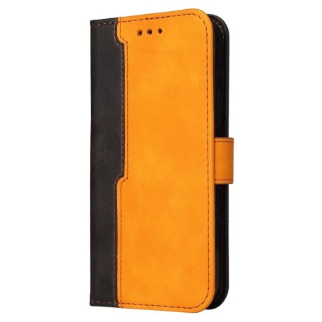 Чехол-книжка Business Stitching-Color для OPPO Reno7 5G Global/ Find X5 Lite/OnePlus Nord CE2 5G - оранжевый