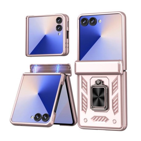 Чехол Sliding Window Hinge на Samsung Galaxy Flip 7 5G - золото