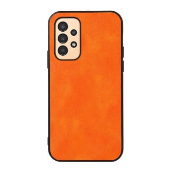 Протиударний чохол Two-color Litchi Texture для Samsung Galaxy A13 4G - помаранчевий