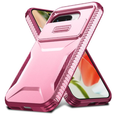 Протиударний чохол Sliding Camshield для Google Pixel 9a - Pink + Rose Red
