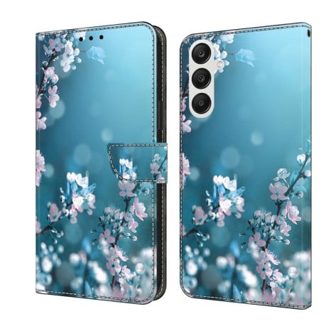 Чохол-книжка Crystal 3D Shockproof Protective Leather для Samsung Galaxy A35 5G - Flower