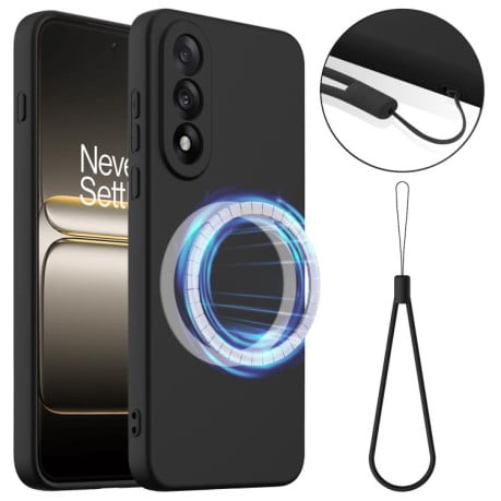 Силіконовий чохол Shockproof Silicone з Magsafe на OnePlus Nord 5 - чорний