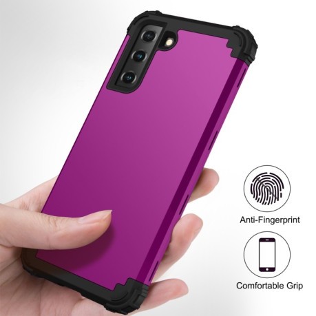 Протиударний чохол Dropproof 3 in 1 для Samsung Galaxy S21 FE - фіолетовий