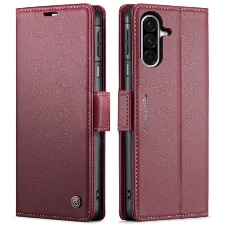 Чохол-книжка CaseMe 023 Butterfly Buckle Litchi Texture RFID Anti-theft Leather  для Samsung Galaxy A26 5G - червоний