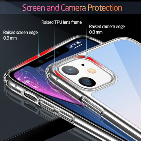 Чехол ESR Ice Shield Series на iPhone 11-сине-фиолетовый