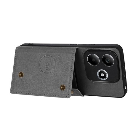 Протиударний чохол Double Buckle для Xiaomi Redmi Note 14 5G - сірий