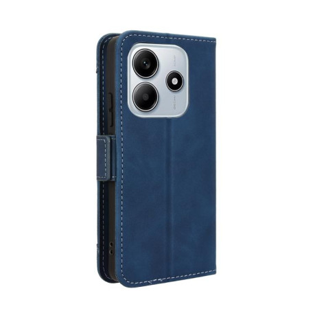 Чохол-книжка Skin Feel Calf на Xiaomi Redmi Note 14 4G Global - синій