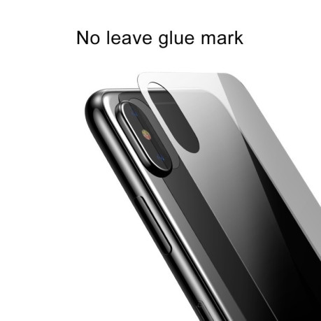 Защитное стекло на заднюю панель Baseus на iPhone XS Max прозрачное