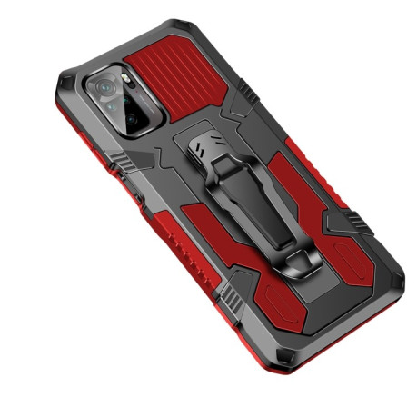 Противоударный чехол Armor Warrior для Xiaomi Redmi Note 10/10s/Poco M5s - красный