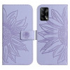 Чохол-книжка Skin Feel Sun Flower для OPPO A74 4G - фіолетовий