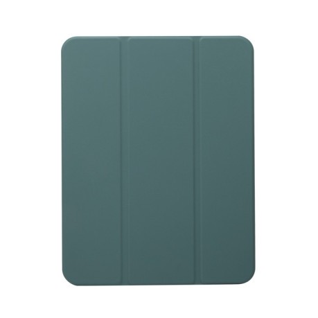 Чохол-книжка 3-folding Electric Pressed для iPad 10.9 2022 - темно-зелений