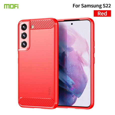 Противоударный чехол MOFI Gentleness Series для Samsung Galaxy S22 5G - красный